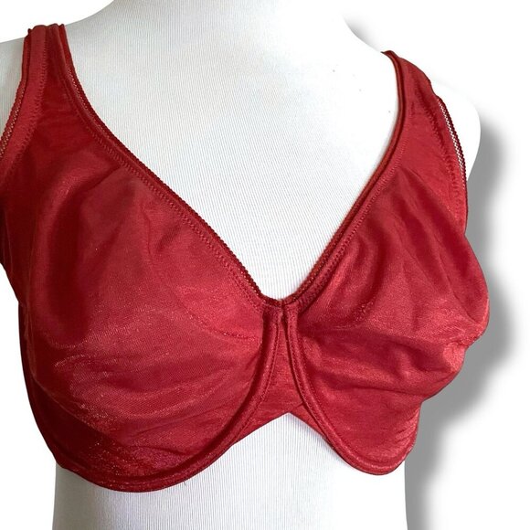Reveal 36DDD Bra Cinnamon Brown Low Key Shimmer Unlined Plunge Underwire B30350 - Picture 2 of 8